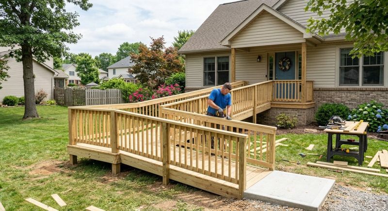 Deck Ramp Construction in Kansas City, KS
