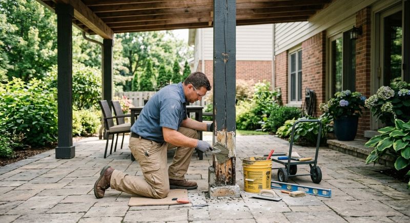 Terrace Post Repair in Redmond, WA